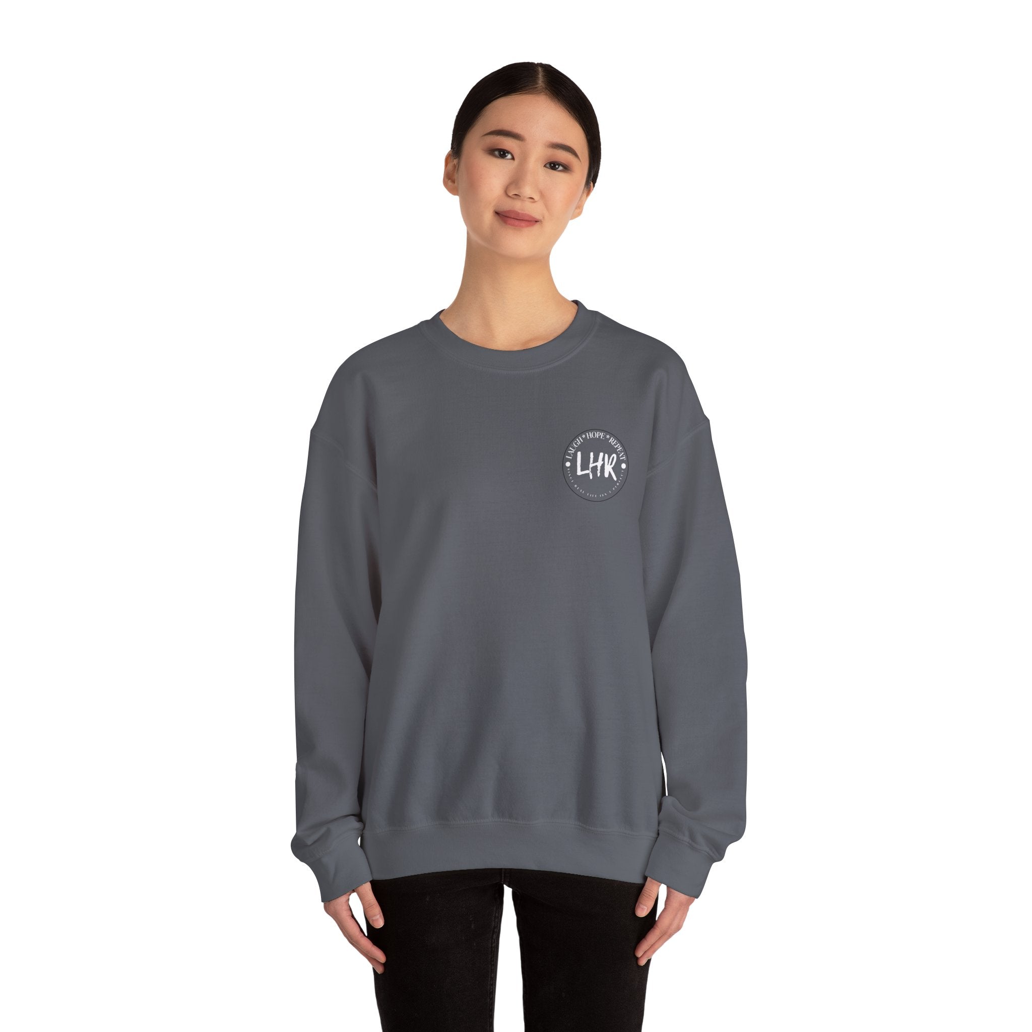 Minimal Circle Chest Graphic Sweatshirt | Crewneck Pullover