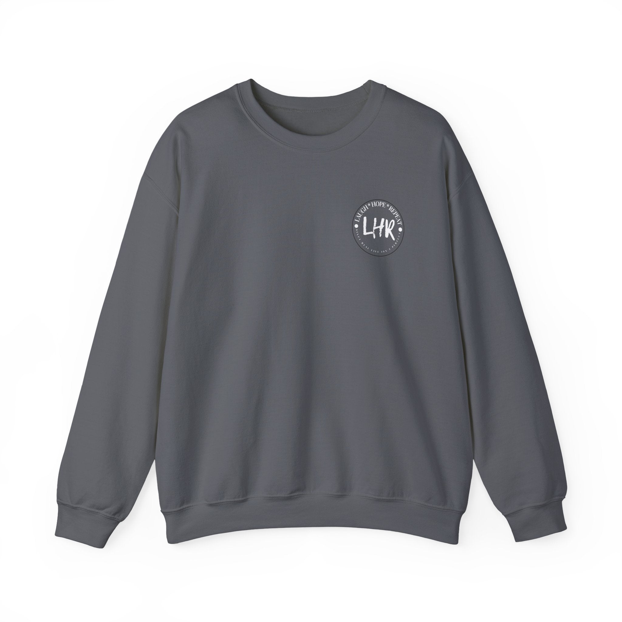 Minimal Circle Chest Graphic Sweatshirt | Crewneck Pullover