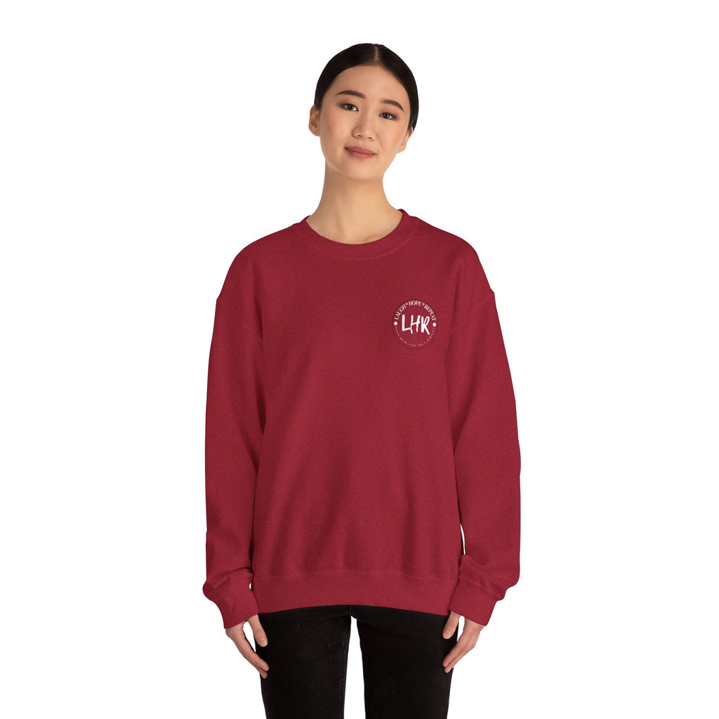 Minimal Circle Chest Graphic Sweatshirt | Crewneck Pullover
